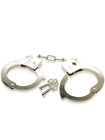 Hand Cuffs Metal Cuffs Chrome Fetish Fantasy Limited Edition